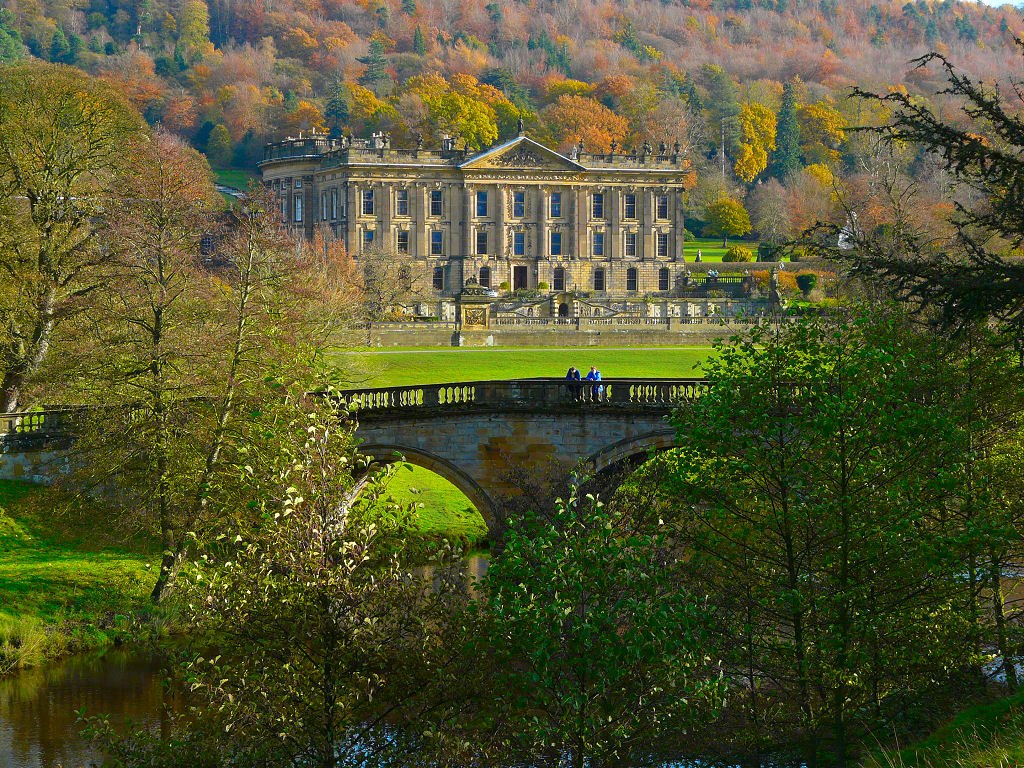 Chatsworth House and Bridge