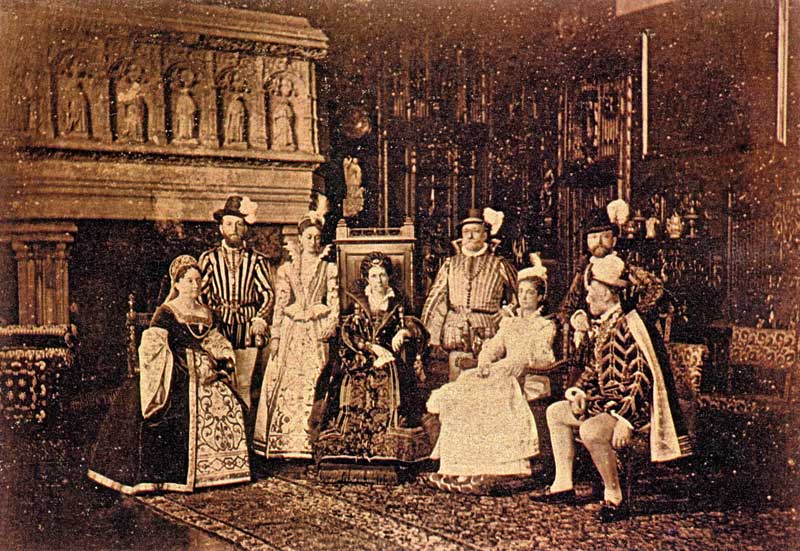 Famille Gaillard en costume Renaissance