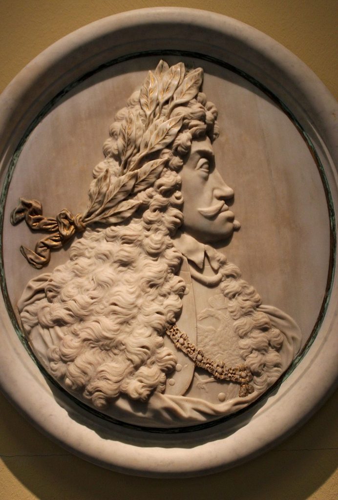 Profile portrait of Leopold I highlighting his 