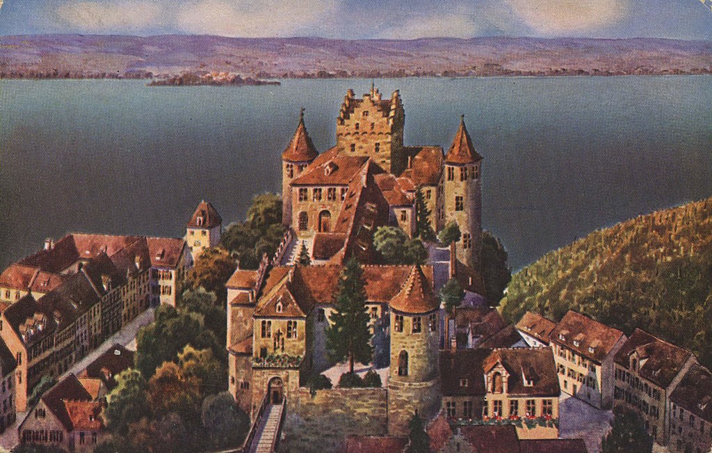 Meersburg - Schloss mit Bodensee