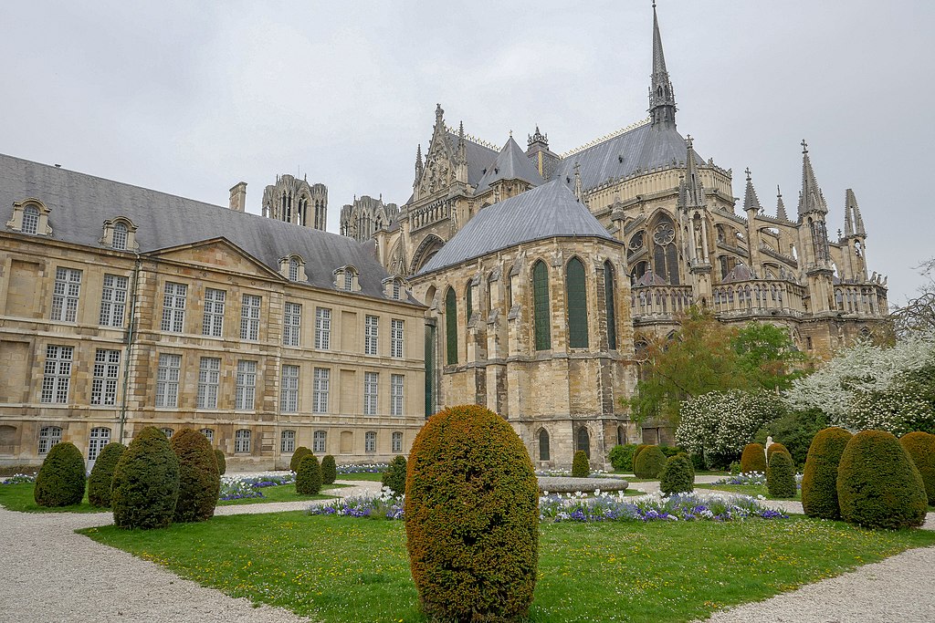 Palace Tau and part of Reims Cathedral