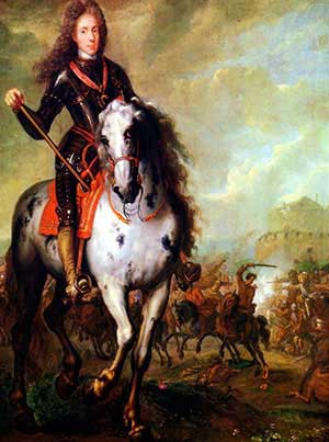 Portrait of Prince Eugene of Savoy.