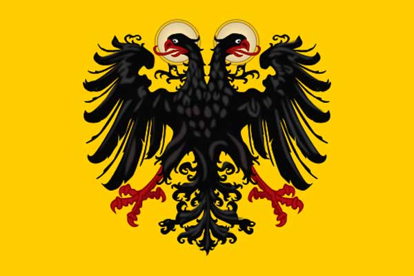 Banner of the holy roman empire.
