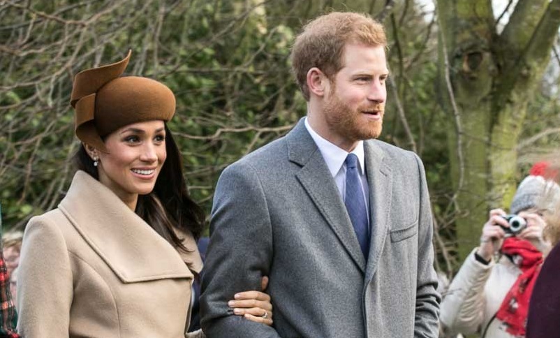 The current Duke and Duchess of Sussex in 2017