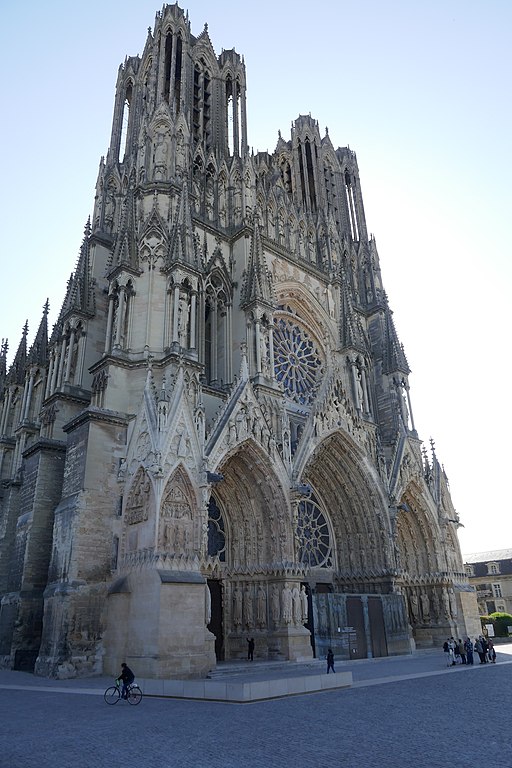 Facade of Reims Cathedral