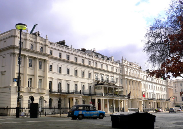 Belgrave Square, Belgravia, one of the most prestigious addresses within the Grosvenor Estate.