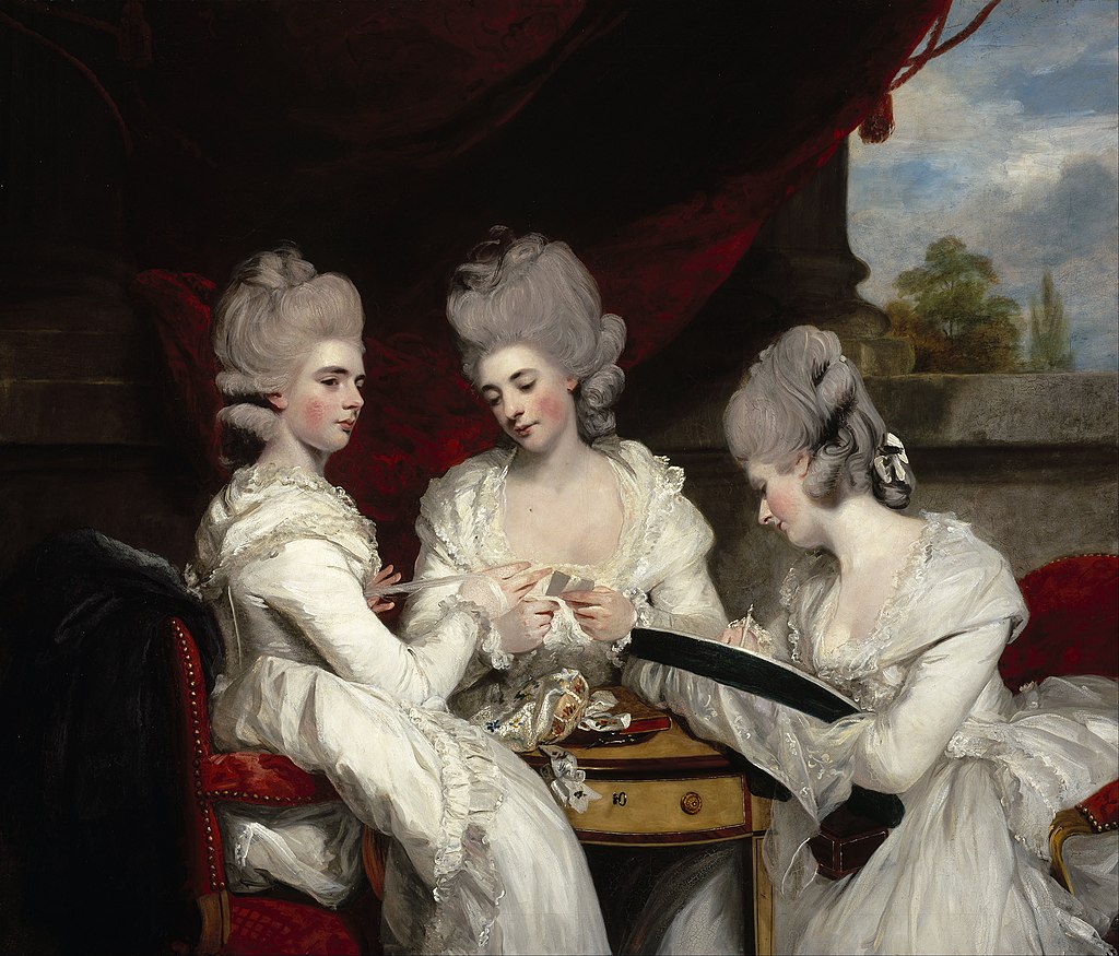 A portrait of three English aristocrats from the Waldegrave family by Joshua Reynolds