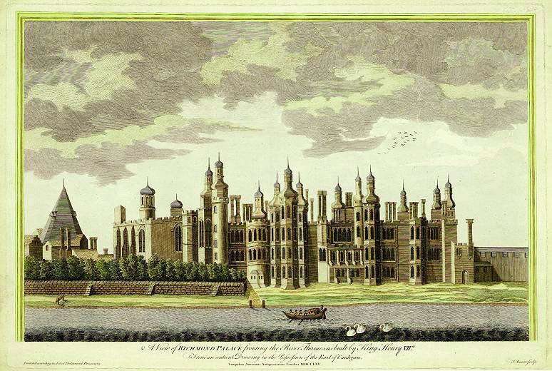 Richmond Palace, the former home of the Tudor Queen, Elizabeth I