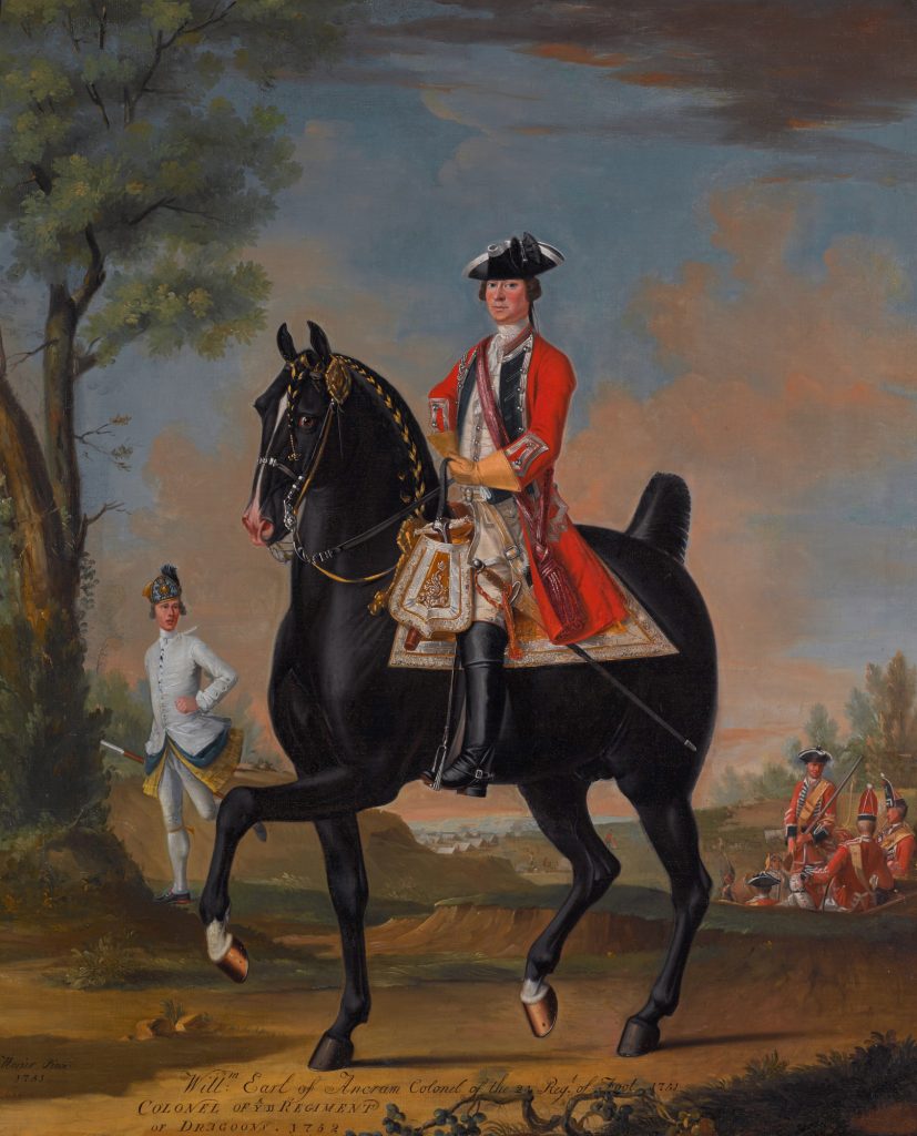 A portrait of William Kerr, 4th Marquess of Lothian wearing his British Army uniform.